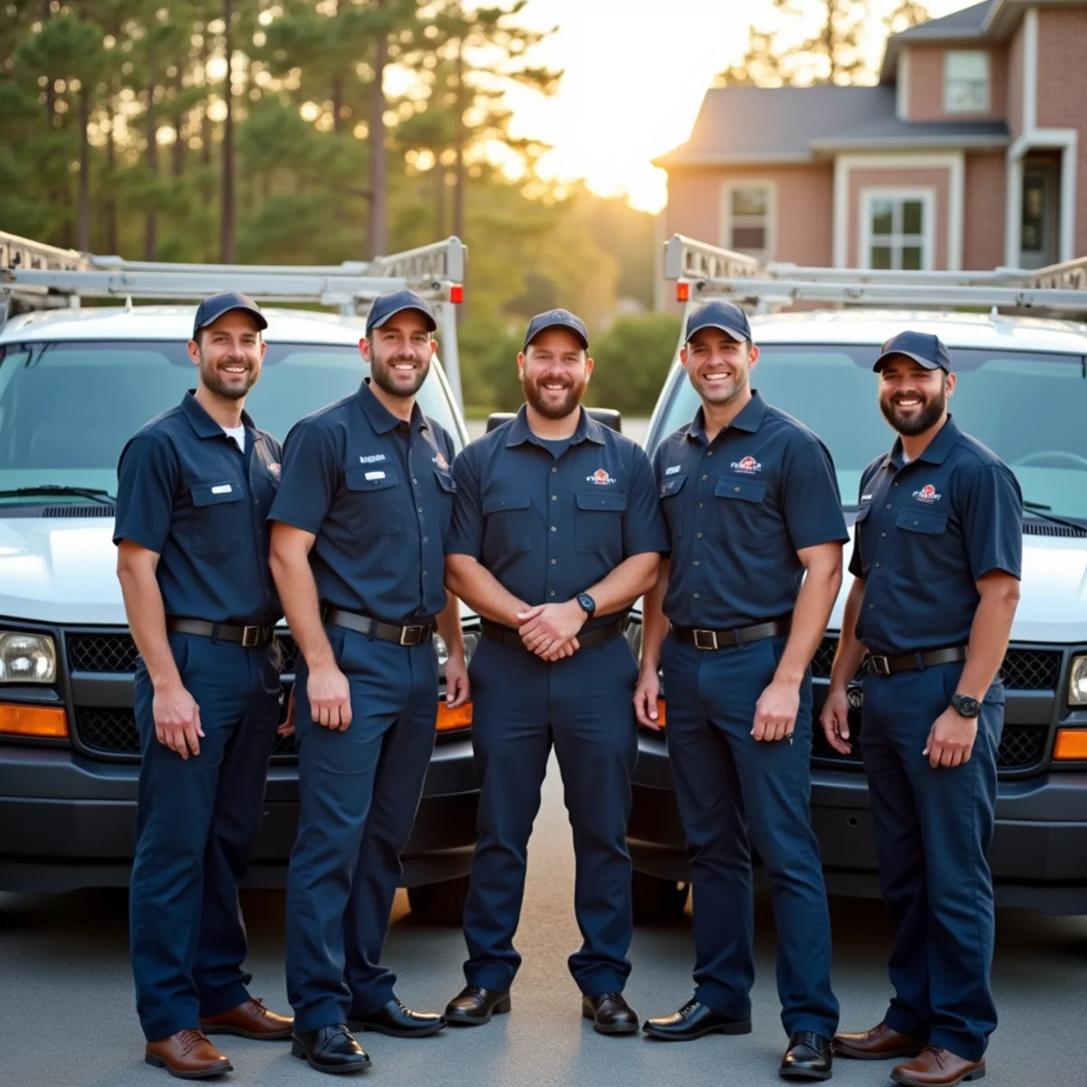 Certified HVAC technicians and customer dispatch team in Cumming GA