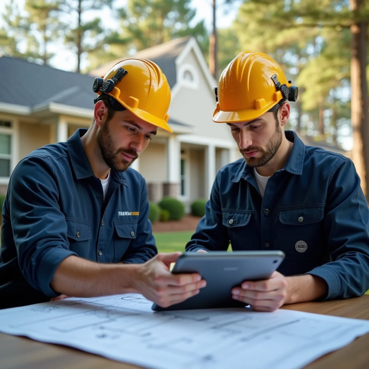 HVAC system engineering, ACCA Manual J load calculation, and architectural blueprint planning