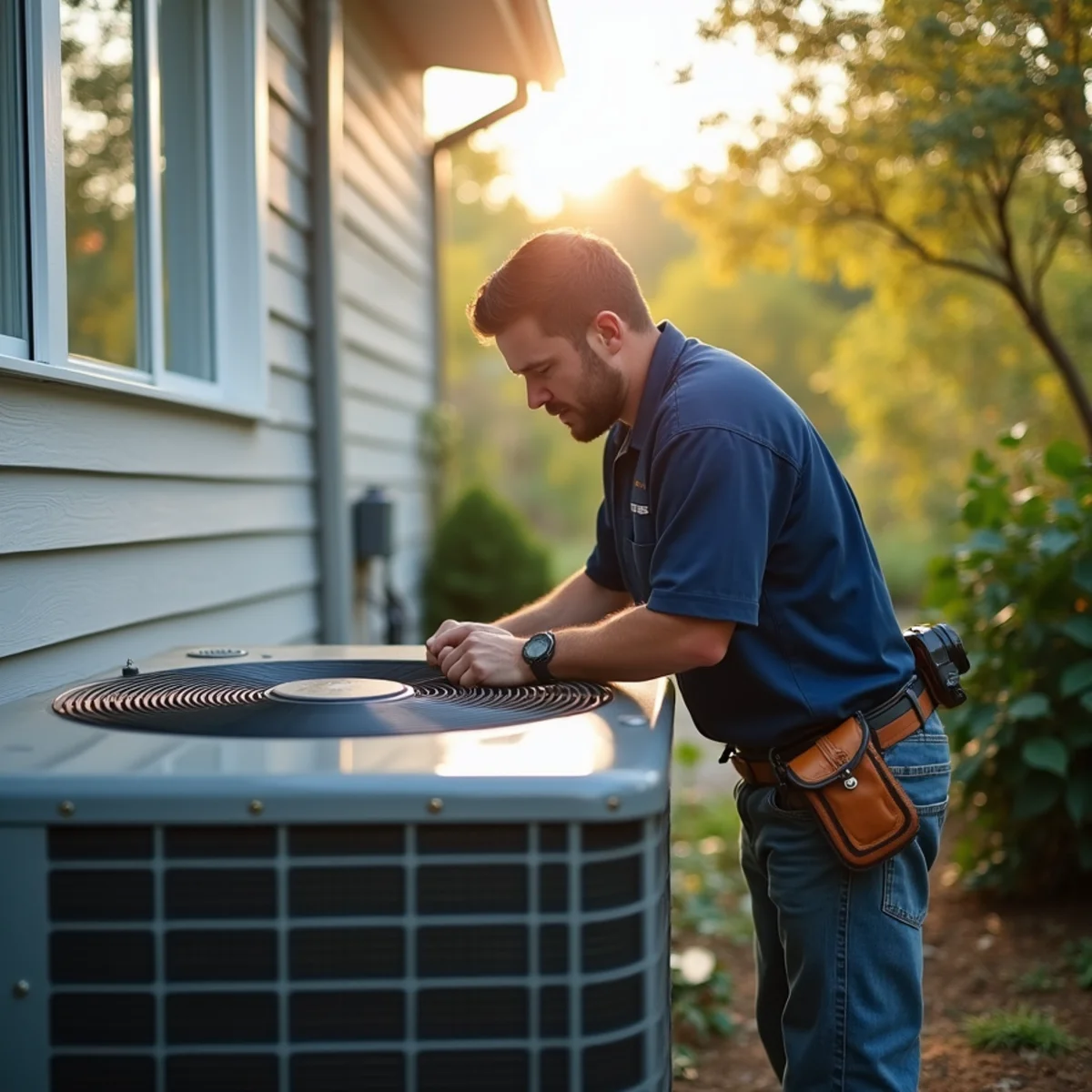 Residential HVAC service and home architecture in Downtown Cumming / Courthouse Square Forsyth County GA