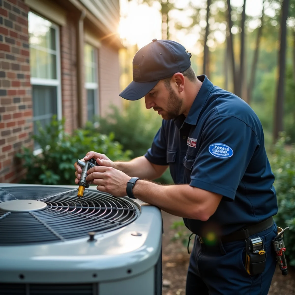 Residential HVAC service and home architecture in Greystone Forsyth County GA