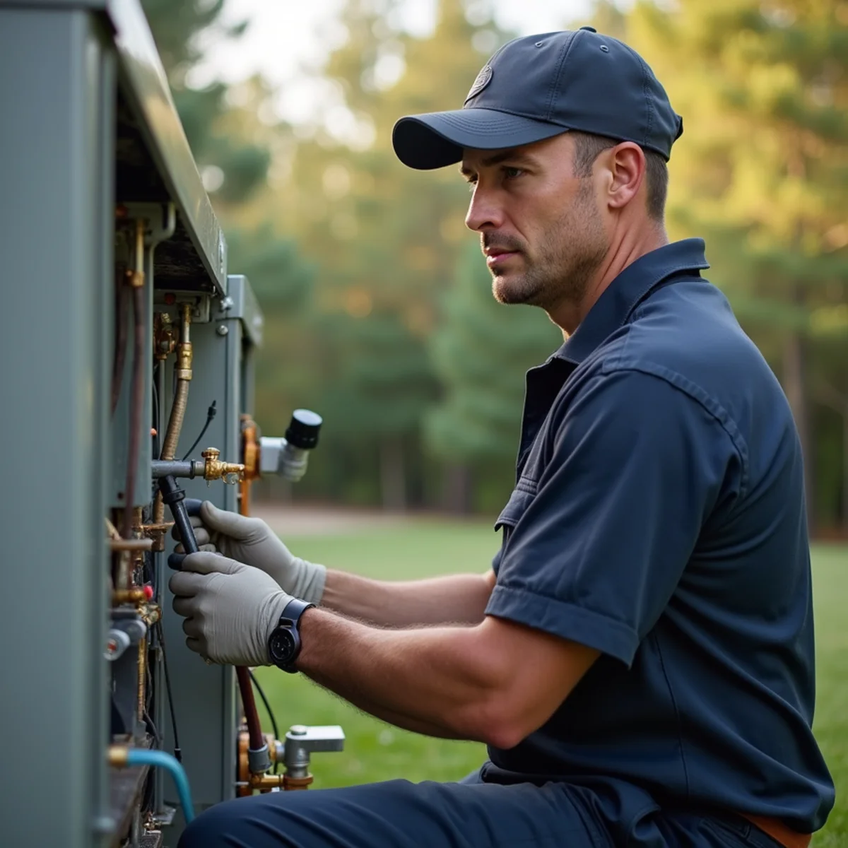 Residential HVAC service and home architecture in Hampton Forsyth County GA