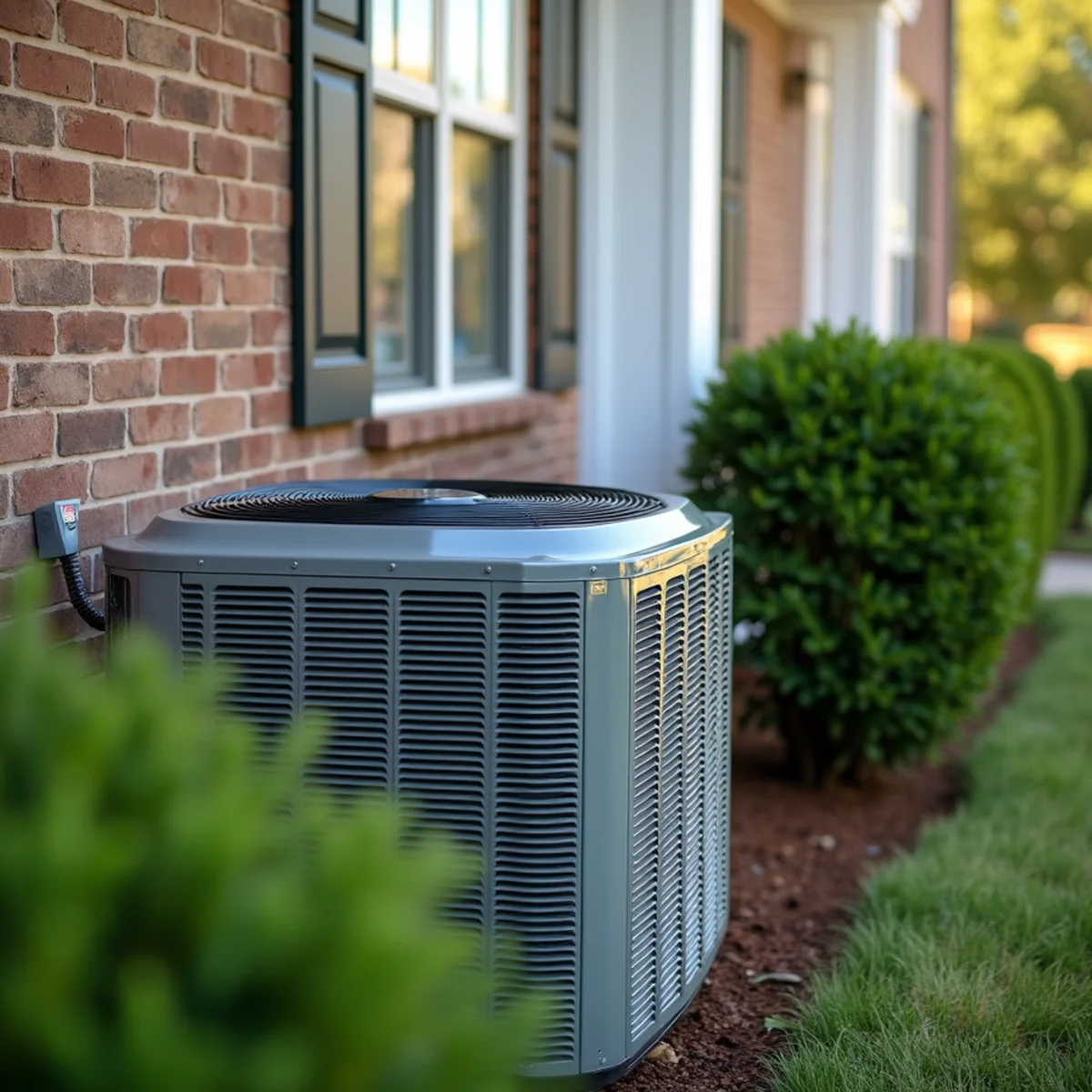 Residential HVAC service and home architecture in Vickery Village Forsyth County GA