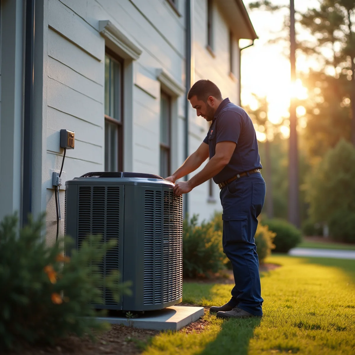 Residential HVAC service and home architecture in Windermere Forsyth County GA