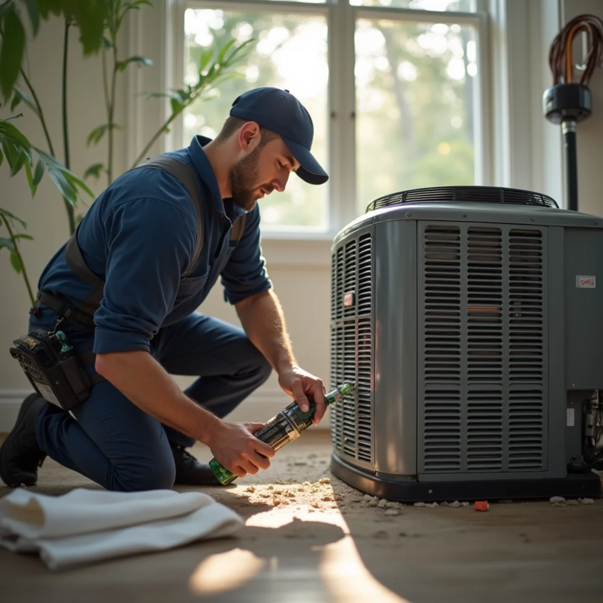 HVAC diagnostic and precision inspection for HVAC Maintenance & Tune-Ups in Cumming GA