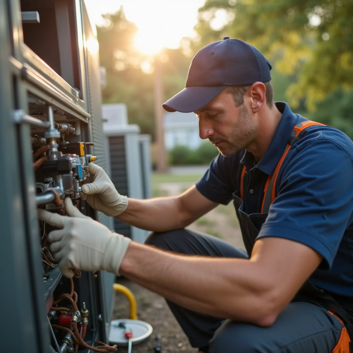 Residential HVAC service and home architecture in Braselton Forsyth County GA