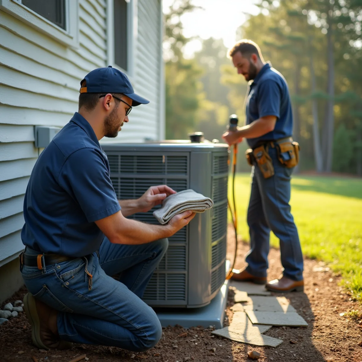 Residential HVAC service and home architecture in Chestatee Forsyth County GA