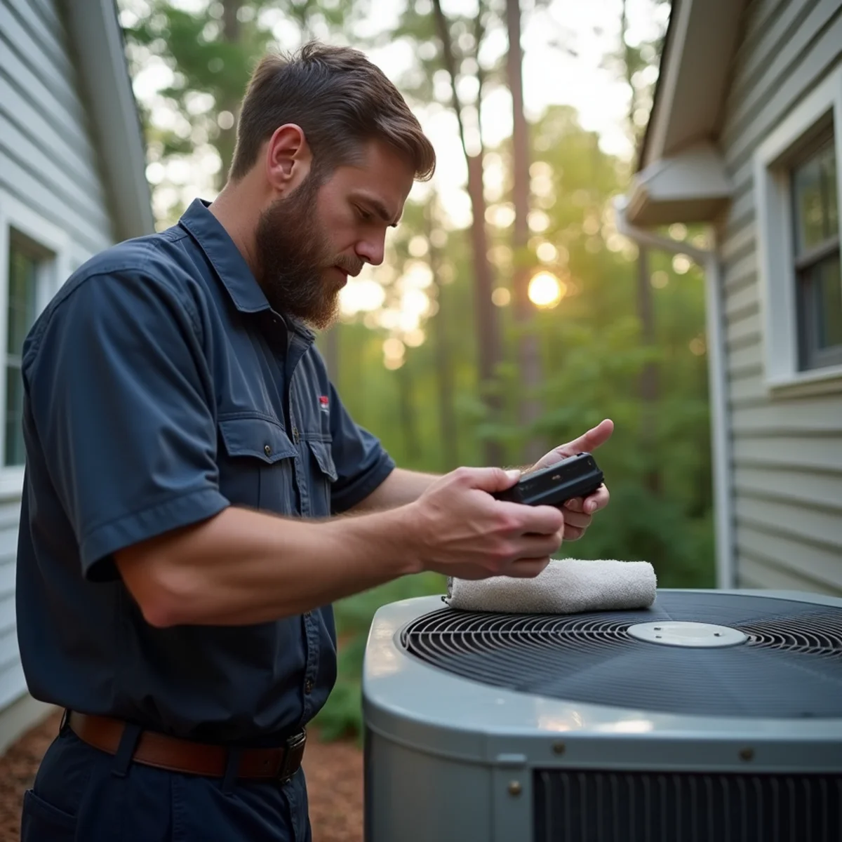 Residential HVAC service and home architecture in Daves Creek Forsyth County GA