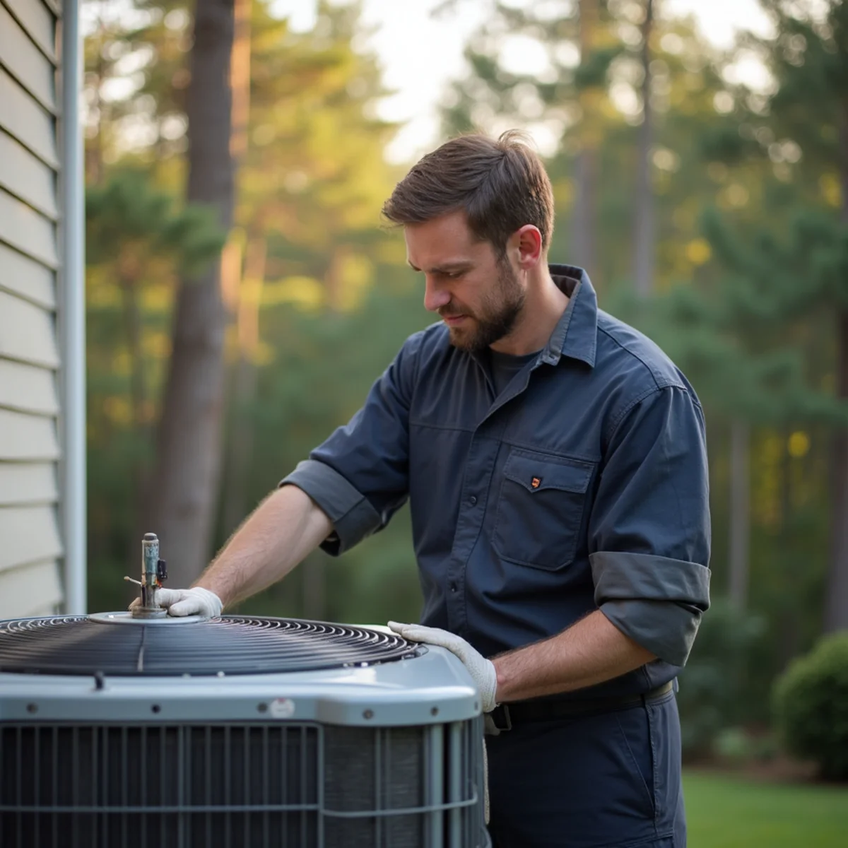 Residential HVAC service and home architecture in Dawsonville Forsyth County GA