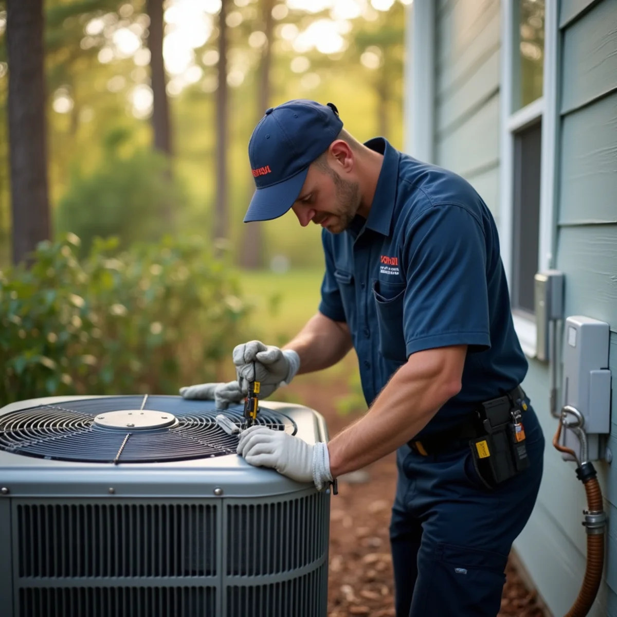 Residential HVAC service and home architecture in Flowery Branch Forsyth County GA