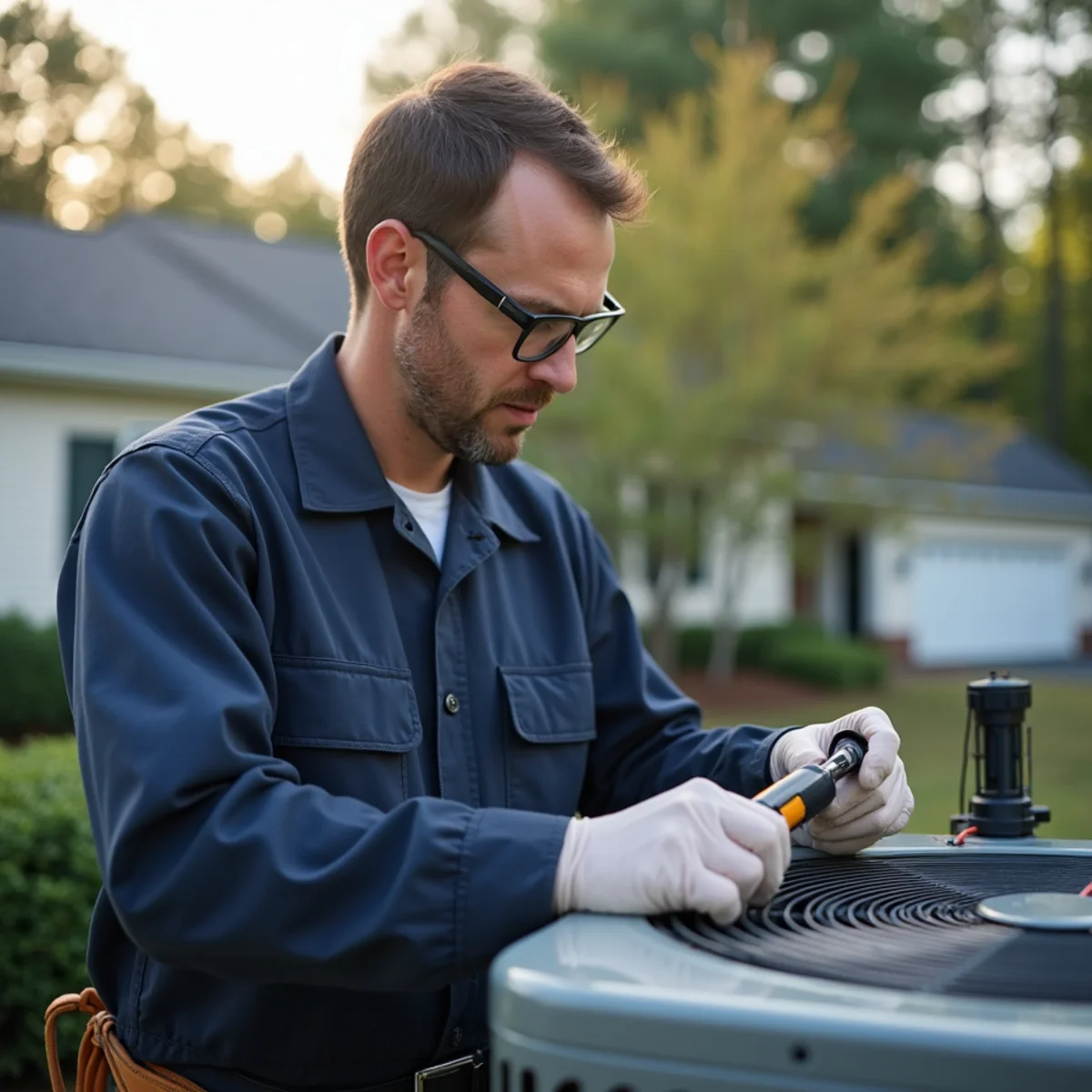 Residential HVAC service and home architecture in Friendship Forsyth County GA