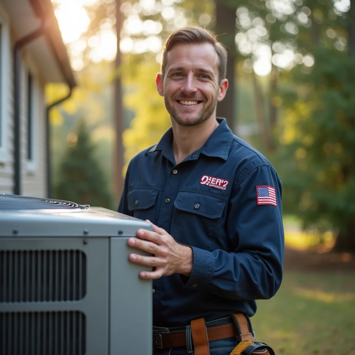 Residential HVAC service and home architecture in Midway Forsyth County GA