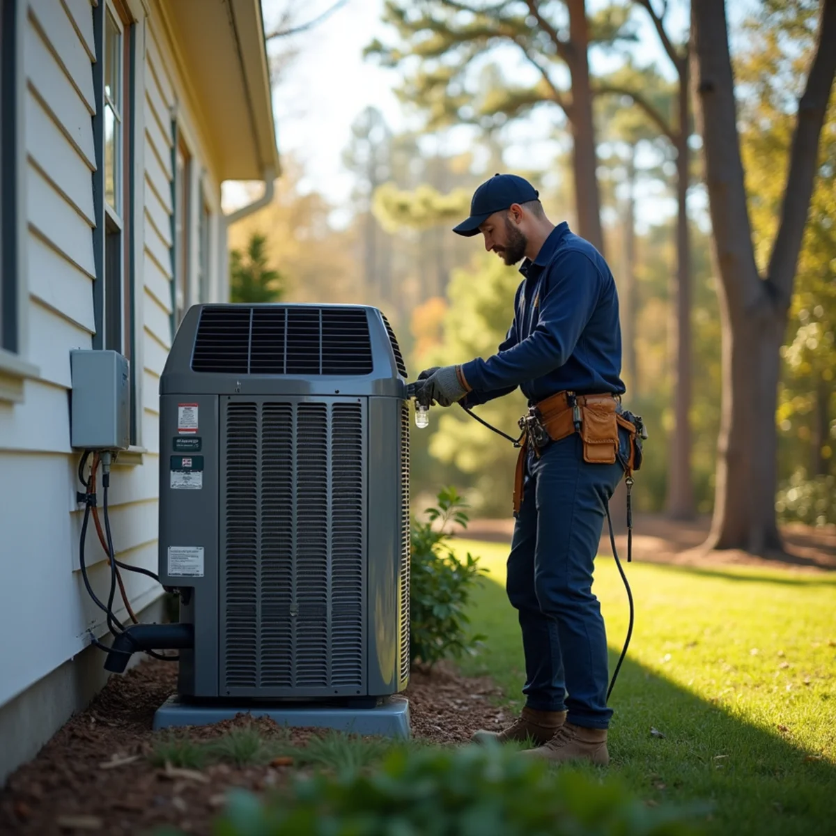 Residential HVAC service and home architecture in Milton Forsyth County GA