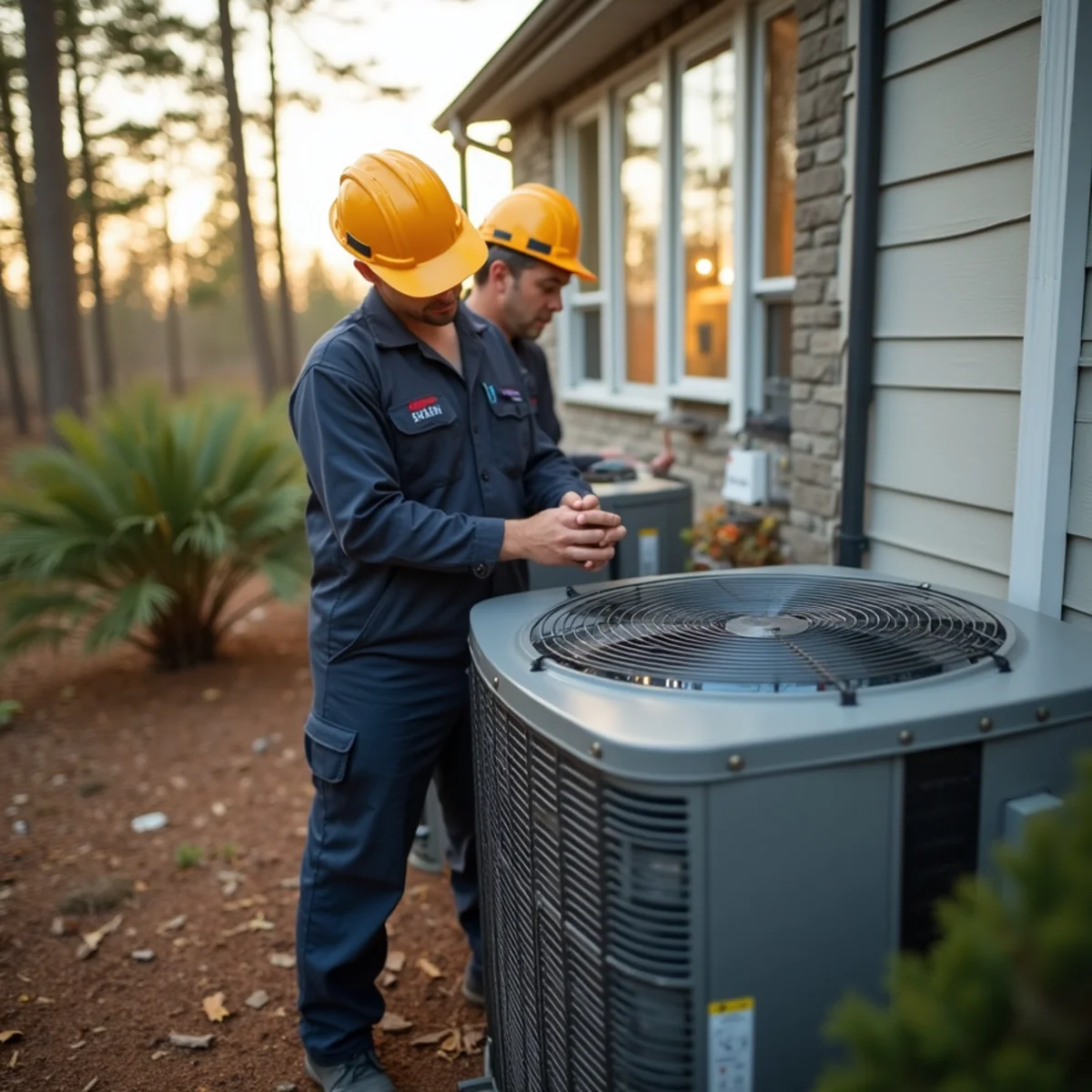 Residential HVAC service and home architecture in Sharon Springs Forsyth County GA