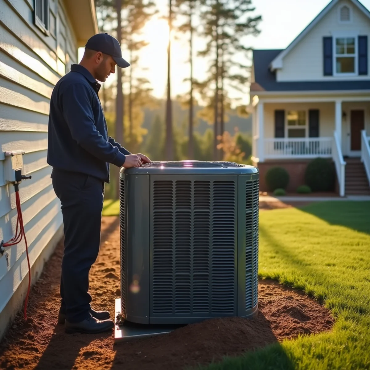 Residential HVAC service and home architecture in Silver City Forsyth County GA
